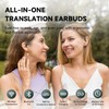 Language Translation Earbuds, AI Translation Earbuds Real Time with 144