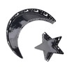 Ramadan Dessert Tray Iron Reusable Large Capacity Moon Star Shaped