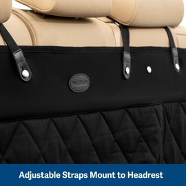 PetSafe Happy Ride Quilted Bench Seat Cover – Waterproof and Durable – Machine Washable – Fits Most Cars, Trucks and SUVs – Backseat Protection for Pet Paws, Scratches and Dog Hair