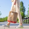 PATIKIL Mini Tote Bag Keychain, Cute Coin Purse Keychain PU