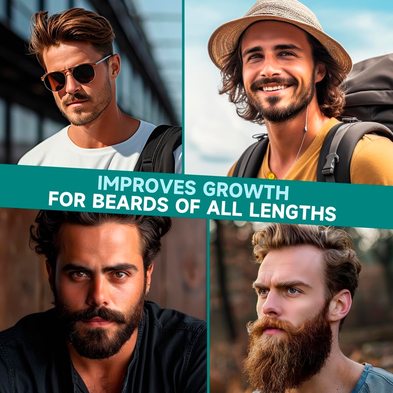 Beard Growth Oil - 2X Concentration Biotin Beard Oil for
