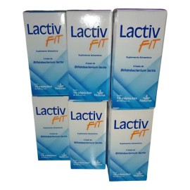 Suplemento Cápsula Naturex Suplementos Bifidobacterium Lactis Lactiv Fit 445mg