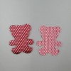 Bangs Velcro Hairpin Character Fixing Pad Teddy Bear 2p (WFFVBKR) / 앞머리 찍찍이 헤어핀 캐릭터 고정 패드 곰돌이2p (WFFVBKR)
