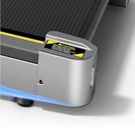 Linke hintere Abdeckung für Walking Pad Laufband, Silber