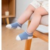 Ivedin | Pack of 5 Non-Slip Socks for Babies |