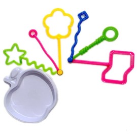 SAFIGLE Bubble Blower Toys Set for Kids 8pcs Bubble Maker Toys No Bubble Water Included for Kids' Playtime and Visual Enjoyment Random Color