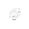 1/2 Pcs S/M/L Open Dome for In-Ear Headphone Rubber Head