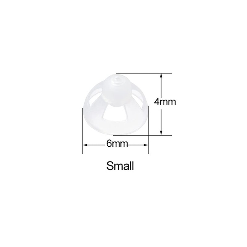 1/2 Pcs S/M/L Open Dome for In-Ear Headphone Rubber Head