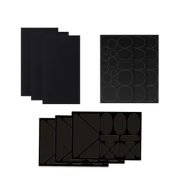 Weenwill Daunenjacke Flicken,9 PCS Flicken Selbstklebend Stoff,Selbstklebendes Reparatur-Set in Verschiedenen Größen und Formen,wasserdichte Flicken zum Aufkleben für Jacken,Zelte und Oberbekleidung