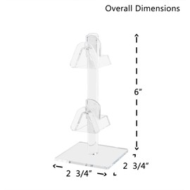 Marketing Holders 2 Tier Sunglasses Display Clear Warehouses Countertop Eyeglasses Acrylic Spectacles Safety Glass Labs Stand