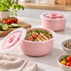 3-Piece Wheat Straw Food Storage Bowl Set for Meals –