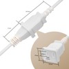BolAAzuL Cable De Extensión De Alimentación De 2 Clavijas De