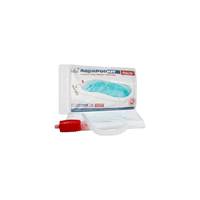 AquaStorage Emergency Drinking Water Storage (65 Gallons) - Made in