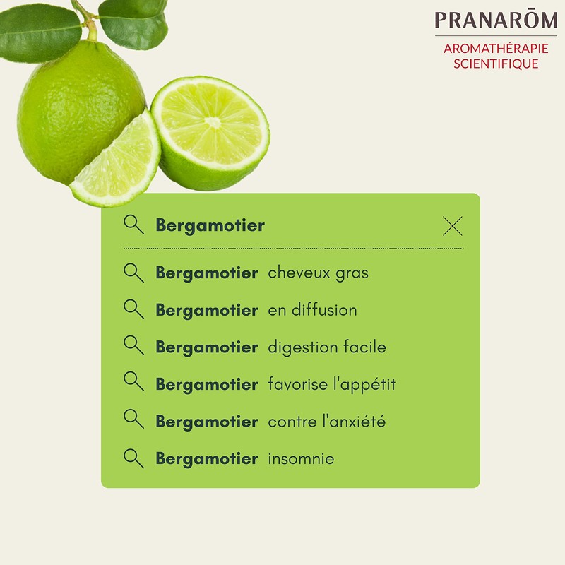Pranarom Bergamot BIO 0.3 fl oz (10 ml) (PRANAROM Chemo