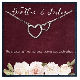 Brother Sister Necklace Gift for Sister from Brother to Sister Birthday Gift for Sister from Brother Sister Gift Sister Jewelry