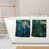 Rainbow Dragonfly Bath Hand Towels Set of 2 Absorbent Fantasy