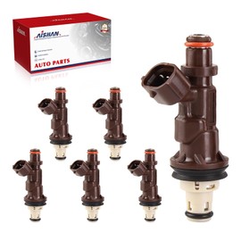 AISHAN 6PCS Fuel Injectors 2 Holes Compatible with Toyota 4runner 1999-2002 Tacoma 1999-2004 Tundra 2000-2004 3.4L V6 Replace# 2325062040 1580561 23209-62040