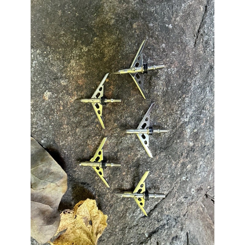 2-blade 2” Broadheads - 5-pack New!