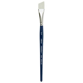 Silver Brush Limited 1906S-5/8 Bristlon Angle Paintbrush for Oil, Acrylic, and Heavy Body Paints, Size 5/8 Inch, Short Handle