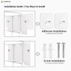 Wipes Holder, Wall Bracket for Cleaning Wipes - Two Ways