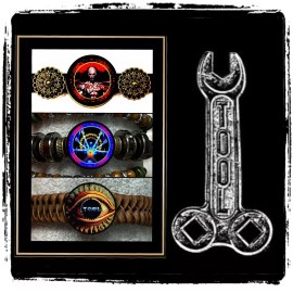 TOOL MAYNARD JAMES KEENAN THREE LEATHER BRACELETS