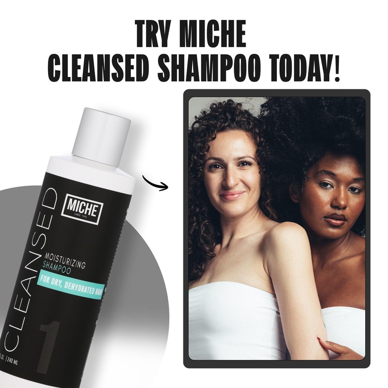 Miche Cleansed Sulfate-Free Shampoo for All Types – Moisturizing Formula