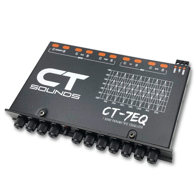 CT Sounds CT-7EQ 7 Band 1/2 Din Parametric Car Audio
