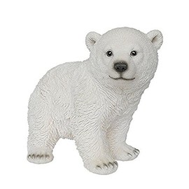Vivid Arts - Polar Bear Standing Real Life Resin Ornament - New Christmas Collection