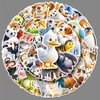 50 PCS 3D Animal Stickers Vinyl Waterproof Stickers for Skateboard,Laptop,Phone,Luggage,Computer,Bicycle,Water