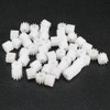 uxcell 50pcs Plastic Gears White 10 Teeth Model 102A Reduction