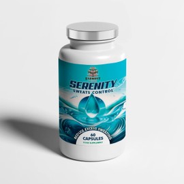 Serenity Sweats Control 60 Capsules - Reduce Excess Sweating, Sweat Less & Stay Dry