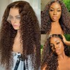 Savanna Hair Wig Brown Hair Lace Front Wigs Loose Curly