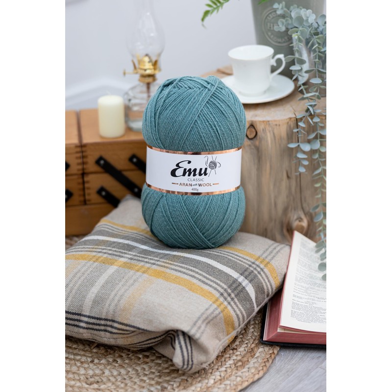 Emu Classic Aran with Wool 400g Ball Acrylic Blend Yarn