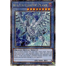 Blue-Eyes Chaos MAX Dragon (New Art) (Quarter Century Secret Rare) - RA04-EN051 - Quarter Century Secret Rare - 1st Edition