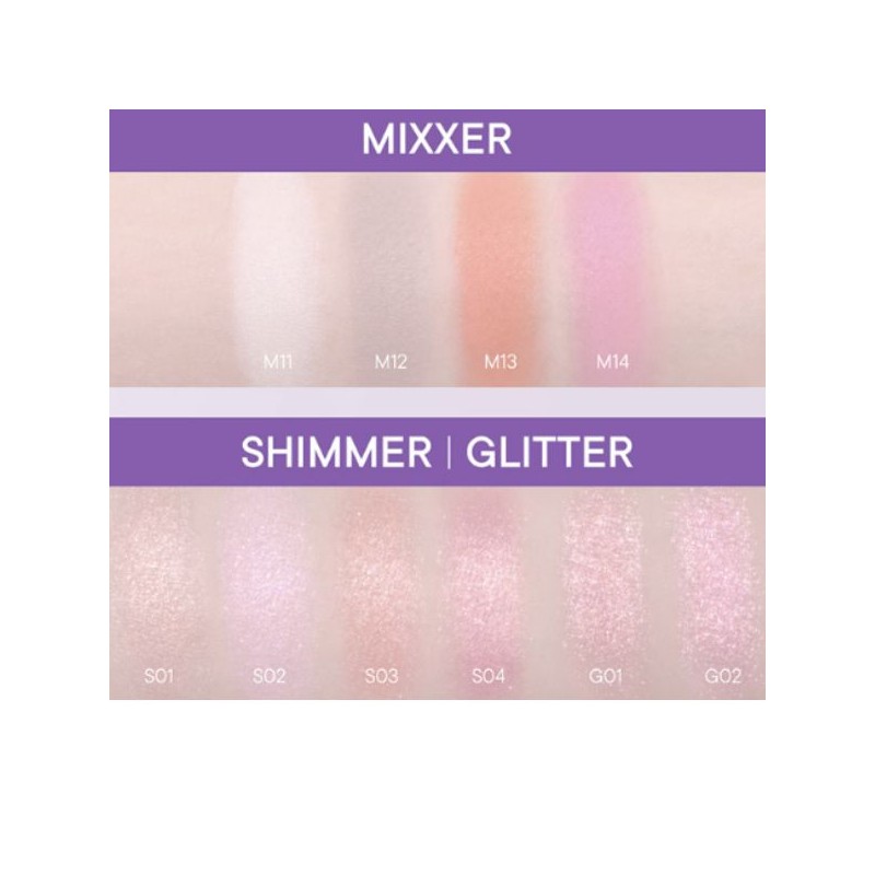 PERIPERA Heart Pocket Single Shadow 2color Set, Color1#$%Color2:M05 Spring Semester-M11