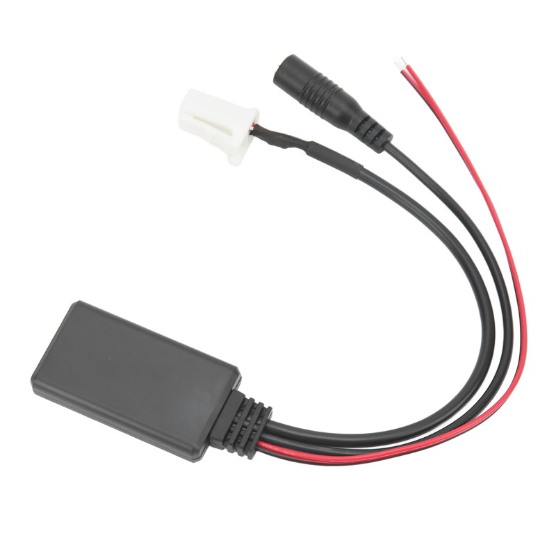 Car Bluetooth Audio Cable Adapter with Microphone Hands Free Replacement