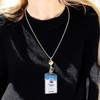 Sopopal Retractable Lanyards for ID Badges 2 Pack Necklace Chain