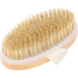 Cepillo para el Cuerpo, Cepillo para el Cuerpo Portátil Exfoliante para la Piel Muerta Eliminación de Suciedad Limpieza Ducha Cepillo para Baño Cepillo para el Cuerpo Exfoliante con Cerdas Natu