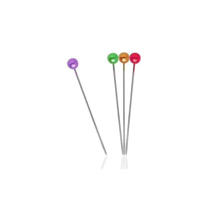 Prym Headpins, Silver, Bunt, 40 Stück