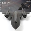 NUOTIE 1/72 SR-71a Blackbird Metal Model 17.9 inchs High-Altitude 17974