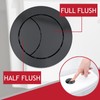 SPARES2GO Universal Toilet Cistern Dual Flush Push Button Kit for