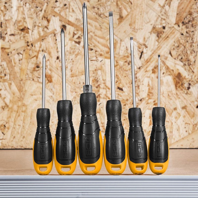 JCB - 6 Piece Screwdriver Tool Set | includes A