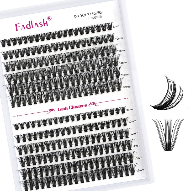 Cluster Lashes D Curl Lash Clusters 280 Pcs Lash Extension