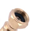 ZONADAH Hose Swivel Adaptor, Free Kinking Connector, Solid Brass Made,