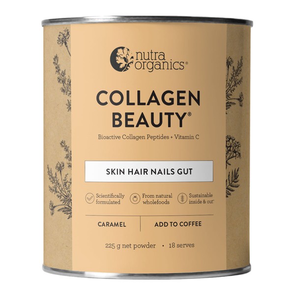 Nutra Organics Collagen Beauty - Caramel - 225gm