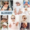 GLARDEFE Polarized Baby Sunglasses with Strap - Unbreakable Infant Sunglasses