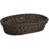 Saleen Wide Basket Oval, polypropylene Brown, 32 x 23 x