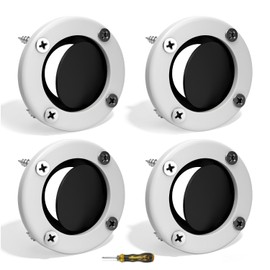 AIYOYOLIFE 2-7/8 inch Boat Scupper Drain Valve Kit Self-Bailing Cockpit Mountedt Valve, Rubber Flapper Valve and Gasket Replace#: 3876-3, Marine Scupper Transom with Retainer Ring, 16 Screws