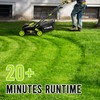 Steelite 13.2” Electric Lawn Mower for Small Yards - 2-in-1
