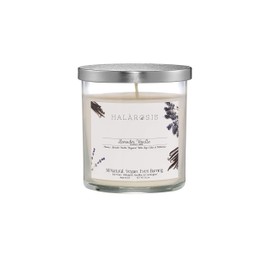 Halarosis All Natural Soy Candles, Long Burning, Highly Scented (3.5 oz, 8.5 oz, & 17 oz) (Lavender Vanilla, 8.5 oz)